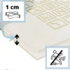 Tapis d'éveil bébé tapis jeux 180*200 cm