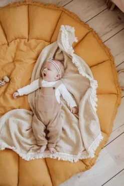 Tapis d'éveil nid relev bloom moutarde