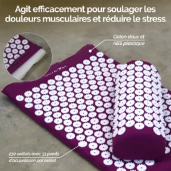 Tapis et coussin d'acupression