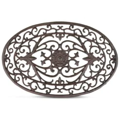 Tapis paillasson fer forge lune fonte