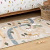 Tapis pour enfant route en coton