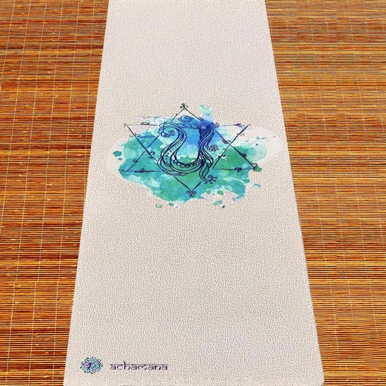 Tapis yoga chanvre chakra du cœur