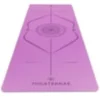 Tapis yoga lavande pu-caoutchouc mandala