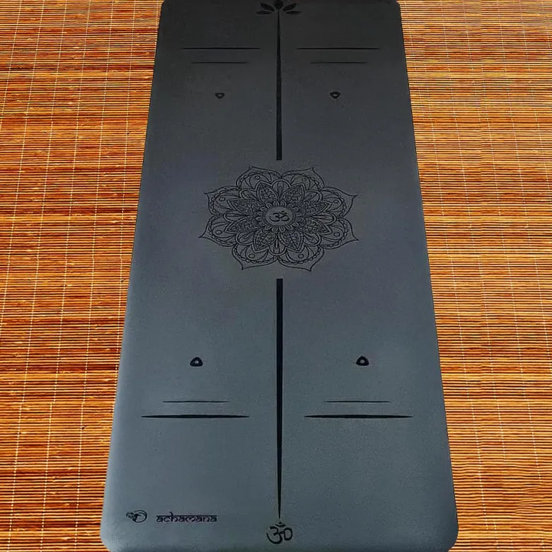 Tapis yoga pro similicuir mandala 5mm