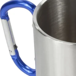 Tasse acier avec poignée mousqueton rega