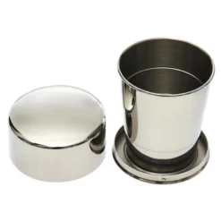 Tasse inox pliable fosco big telescopic stainless steel l avec étui