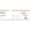 Tasses double paroi étoile dorée 250ml - lot de 2