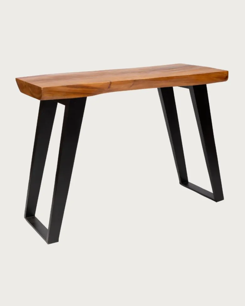 Teaka - console en bois de teck massif