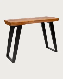 Teaka - meuble sous vasque en bois de teck massif
