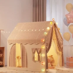 Tente maison de jeu d'intérieur pour enfant blanc