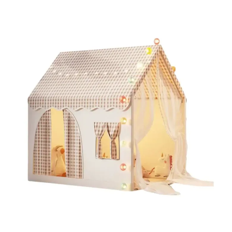 Tente maison de jeu d'intérieur pour enfant blanc