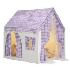 Tente maison de jeu d'intérieur pour enfant lavande violet
