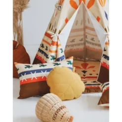 Tente tipi ambiance colorée