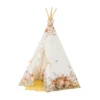 Tente tipi fleurs sauvages