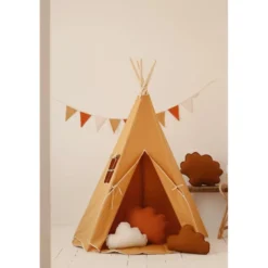 Tente tipi orange ochre