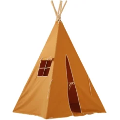Tente tipi orange ochre