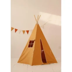 Tente tipi orange ochre