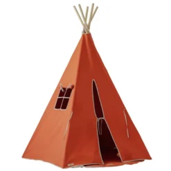 Tente tipi rouge renard