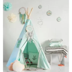 Tente tipi vert menthe