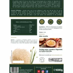 Téguments de psyllium blond bio 1kg