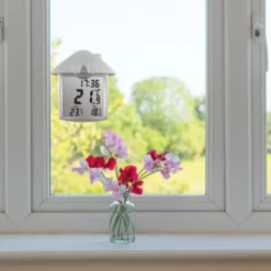 Thermomètre de fenêtre solaire