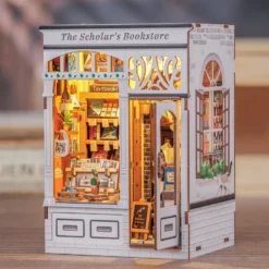 The scholar's bookstore - maquette booknook serre-livre