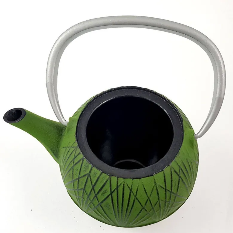 Théière en fonte e kumo vert