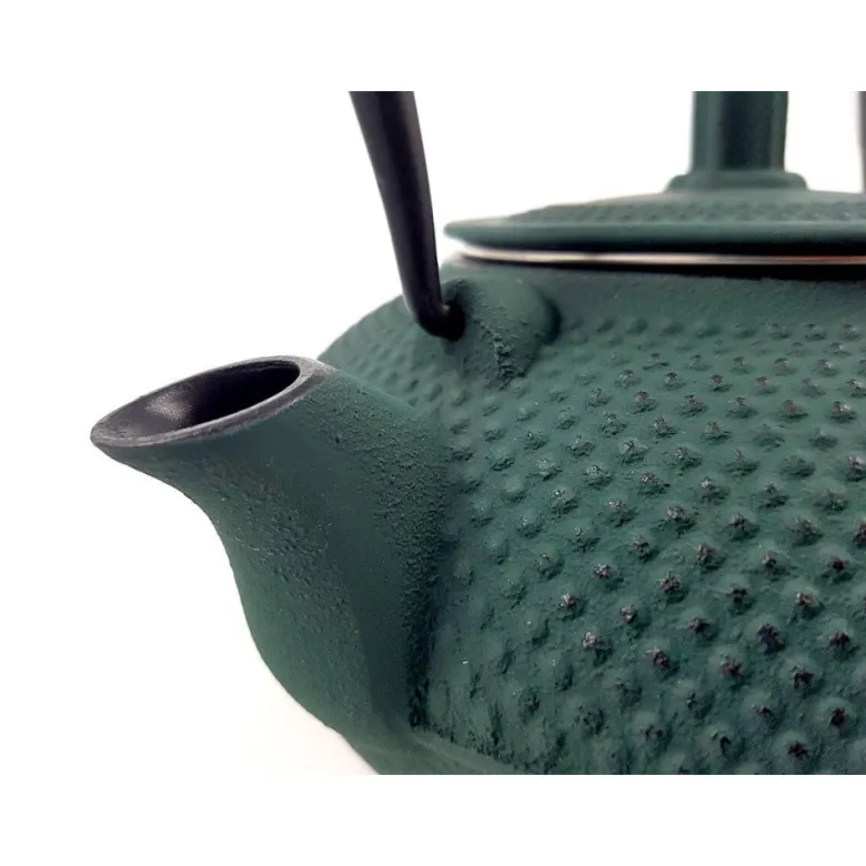 Théière en fonte foncé midori 1.4l ver