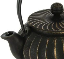 Théière fonte nami noir-doré 650 ml