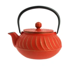 Théière fonte nami rouge-doré 650 ml