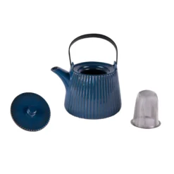 Théière tiao 1l bleue avec filtre Bleu