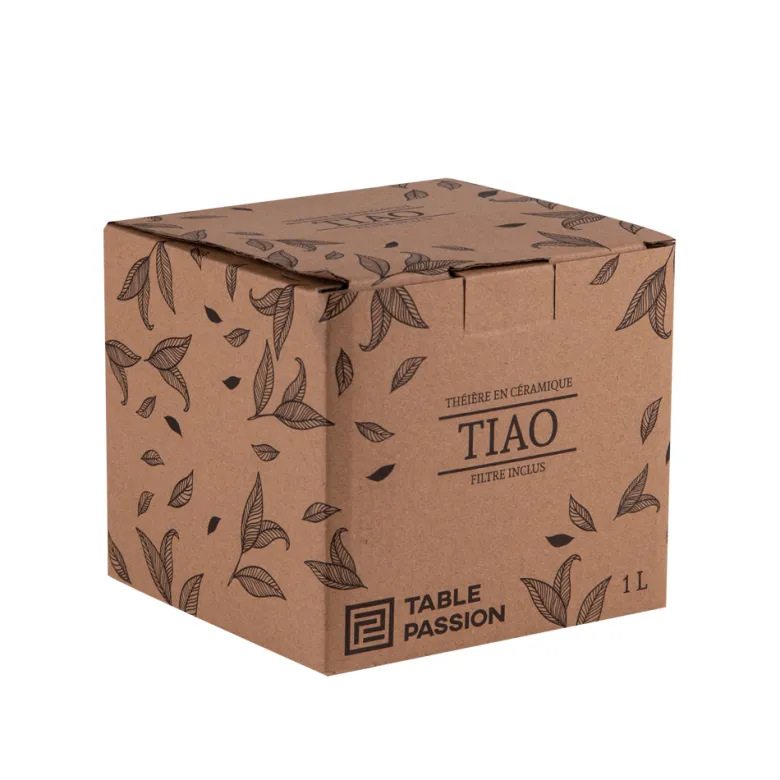 Théière tiao 1l noire avec filtre Noir