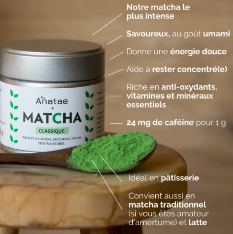 Thé matcha classique 80 g