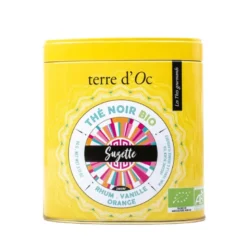 Thé noir bio rhum, vanille, orange
