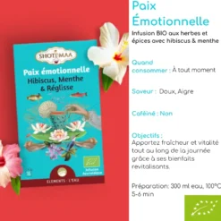 Thé & tisane bio - paix émotionnelle