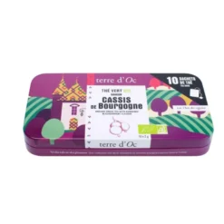 Thé vert bio en sachets cassis de bourg