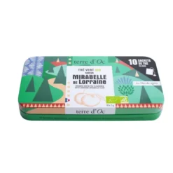 Thé vert bio en sachets mirabelle de lo