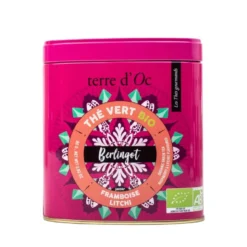 Thé vert bio framboise litchi