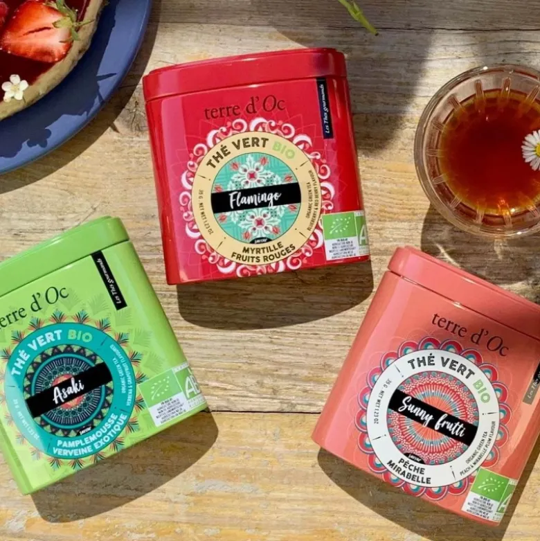 Thé vert bio myrtille & fruits rouges
