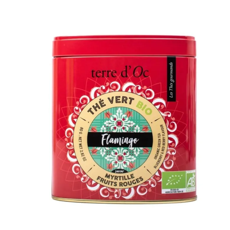 Thé vert bio myrtille & fruits rouges