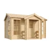 Timbela maison en bois pour enfants - 241x187xh151cm-2.63m2