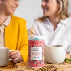 Tisane fraise litchi basilic bio
