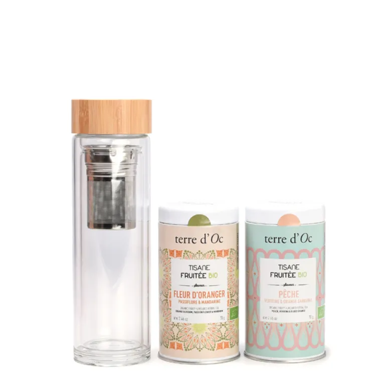 Tisanes fruitées bio et thermo-théière
