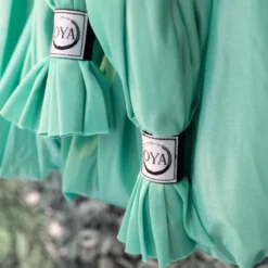 Tissu vert calanque yoga aérien 4,5m