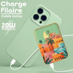 T'nb - batterie externe agsafe 5000 mah - modèle marrakech