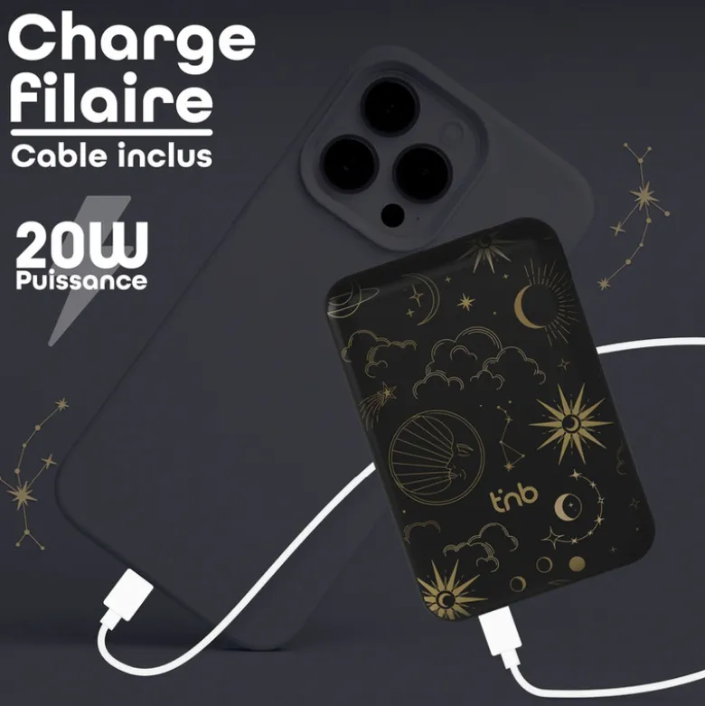 T'nb - batterie externe agsafe 5000 mah - modèle astro