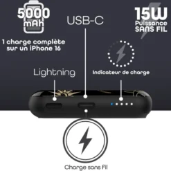 T'nb - batterie externe agsafe 5000 mah - modèle astro
