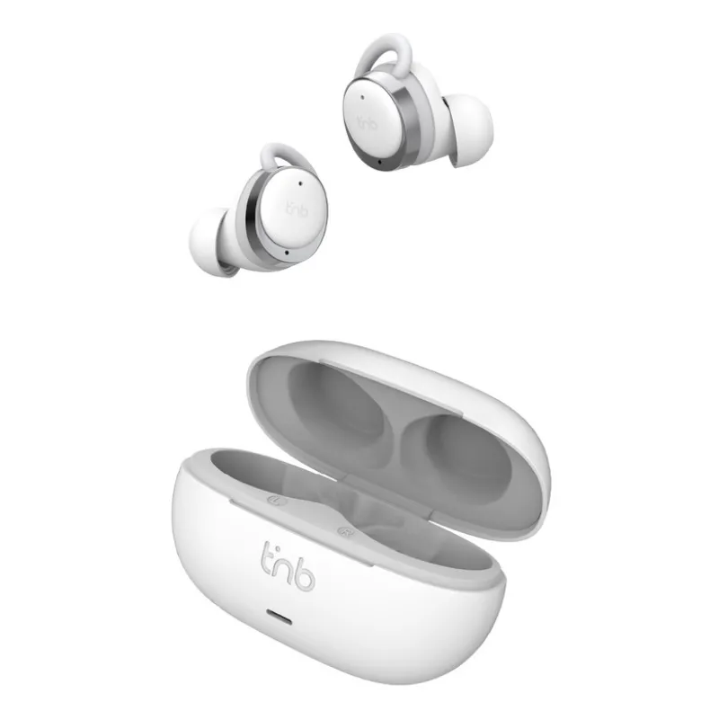 T'nb - écouteurs sport sans fil energy bud, confortables - blanc