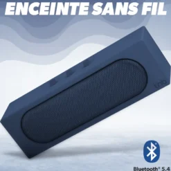 T'nb - enceinte bluetooth rainbow barre, bluetooth 5.4, 10 w rms - bleu