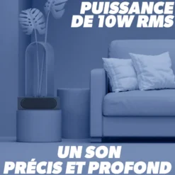 T'nb - enceinte bluetooth rainbow barre, bluetooth 5.4, 10 w rms - bleu